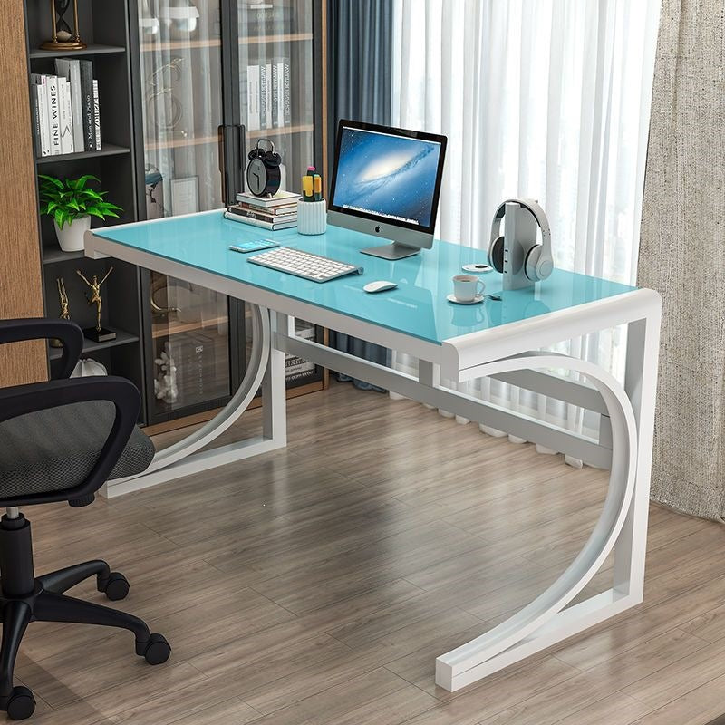 Modern Glass Desk Bowlift