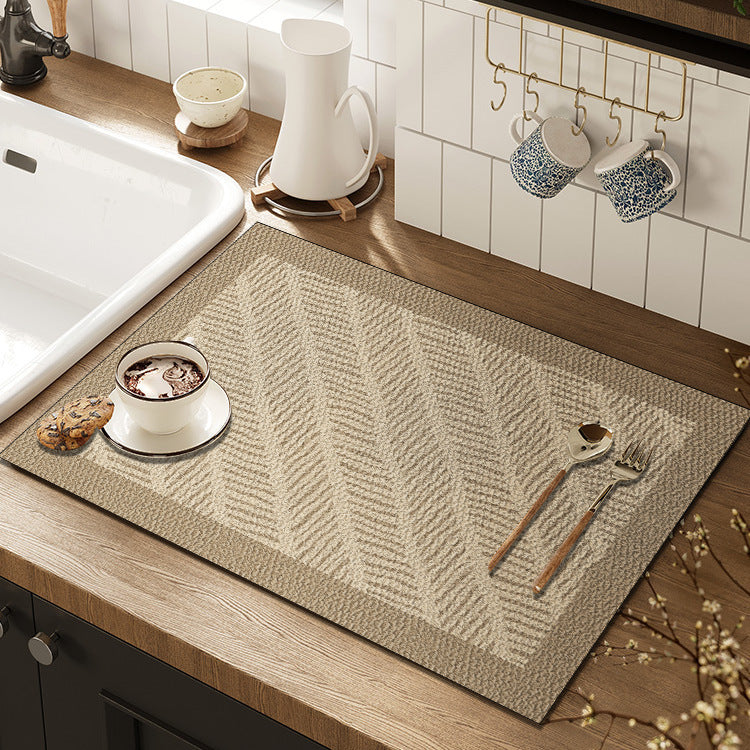 Artistic Floral Kitchen Mat Bowlift