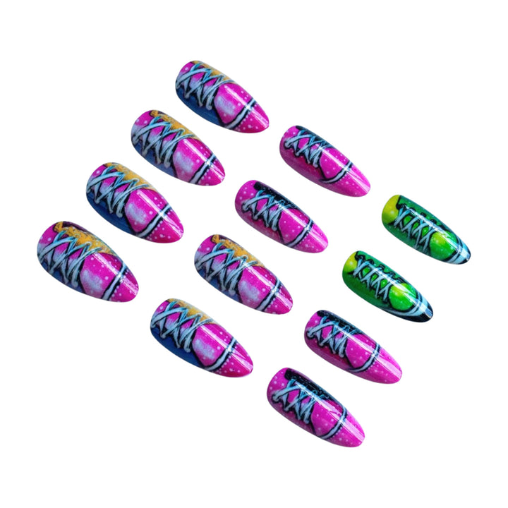 Creative Sneaker Art Nail Design Kit