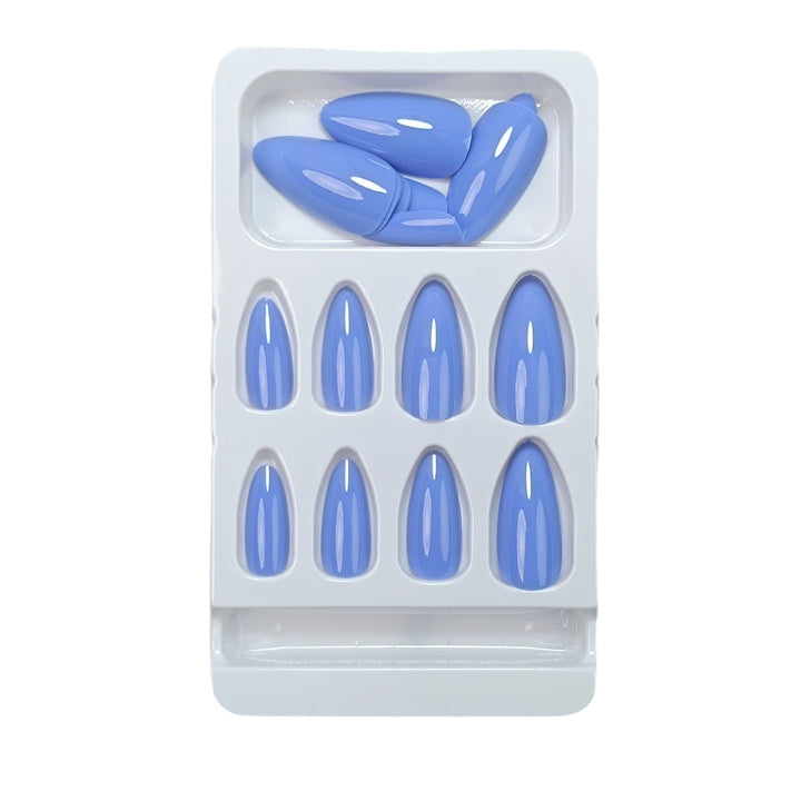 Premium Glossy Almond-Shaped Press-On Nails Bowlift