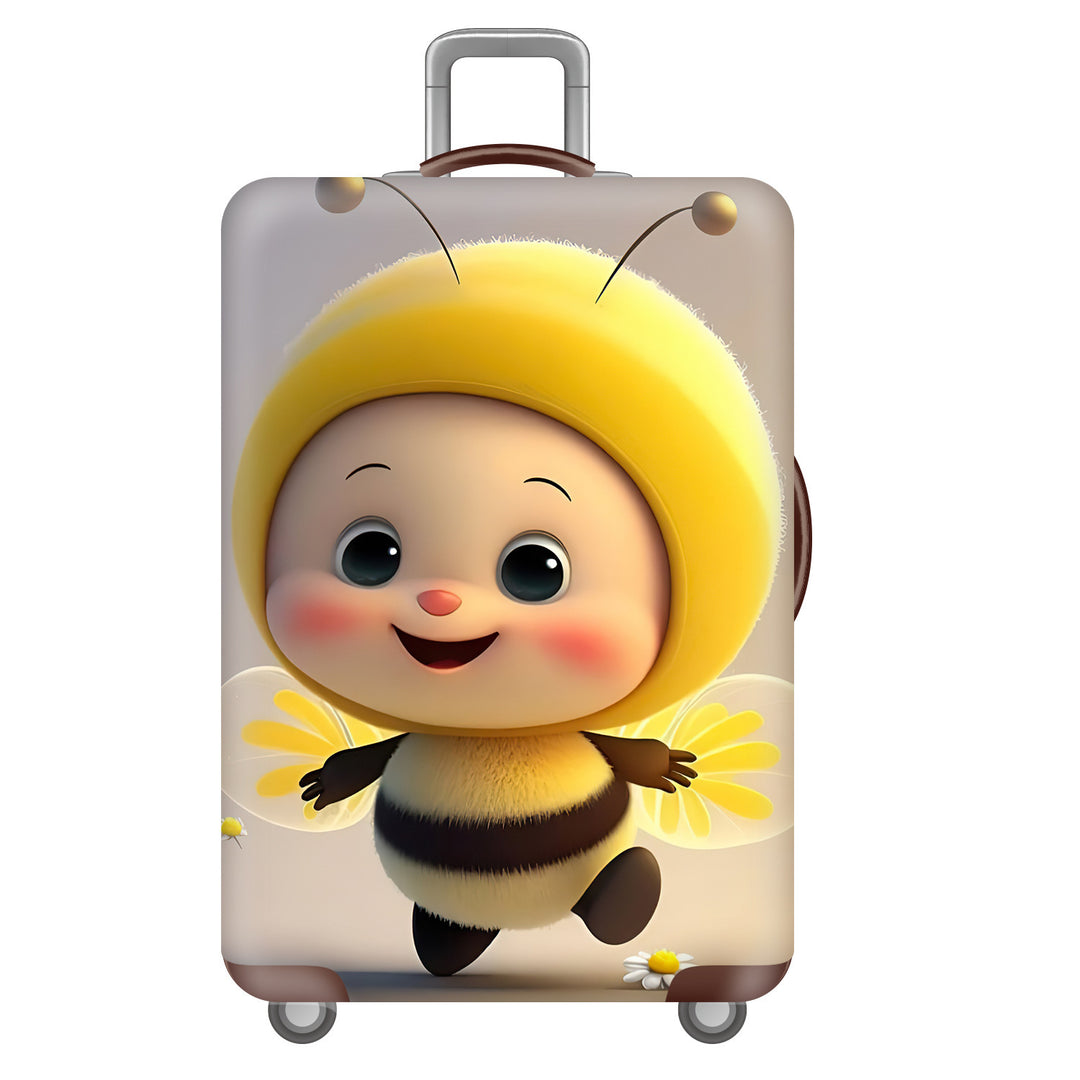 Unisex Hard-shell suitcase with cute cat motif Bowlift