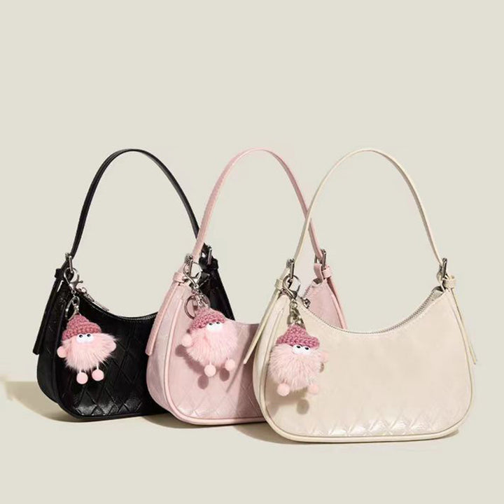 Stylish Quilted Hobo Bag Bowlift
