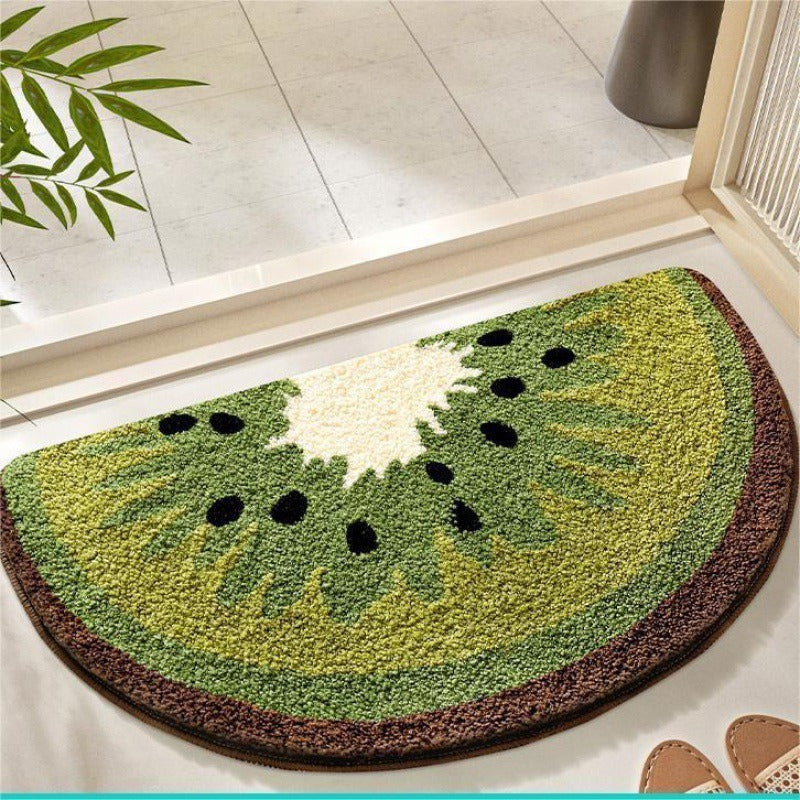 Lemon Slice Shape Bath Mat Bowlift