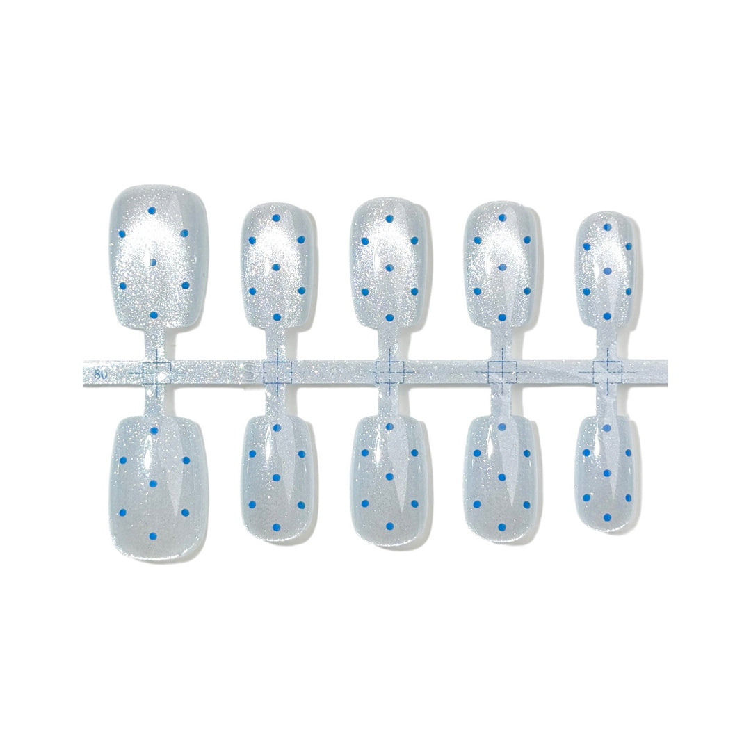 Glittery Press-On Nail Set