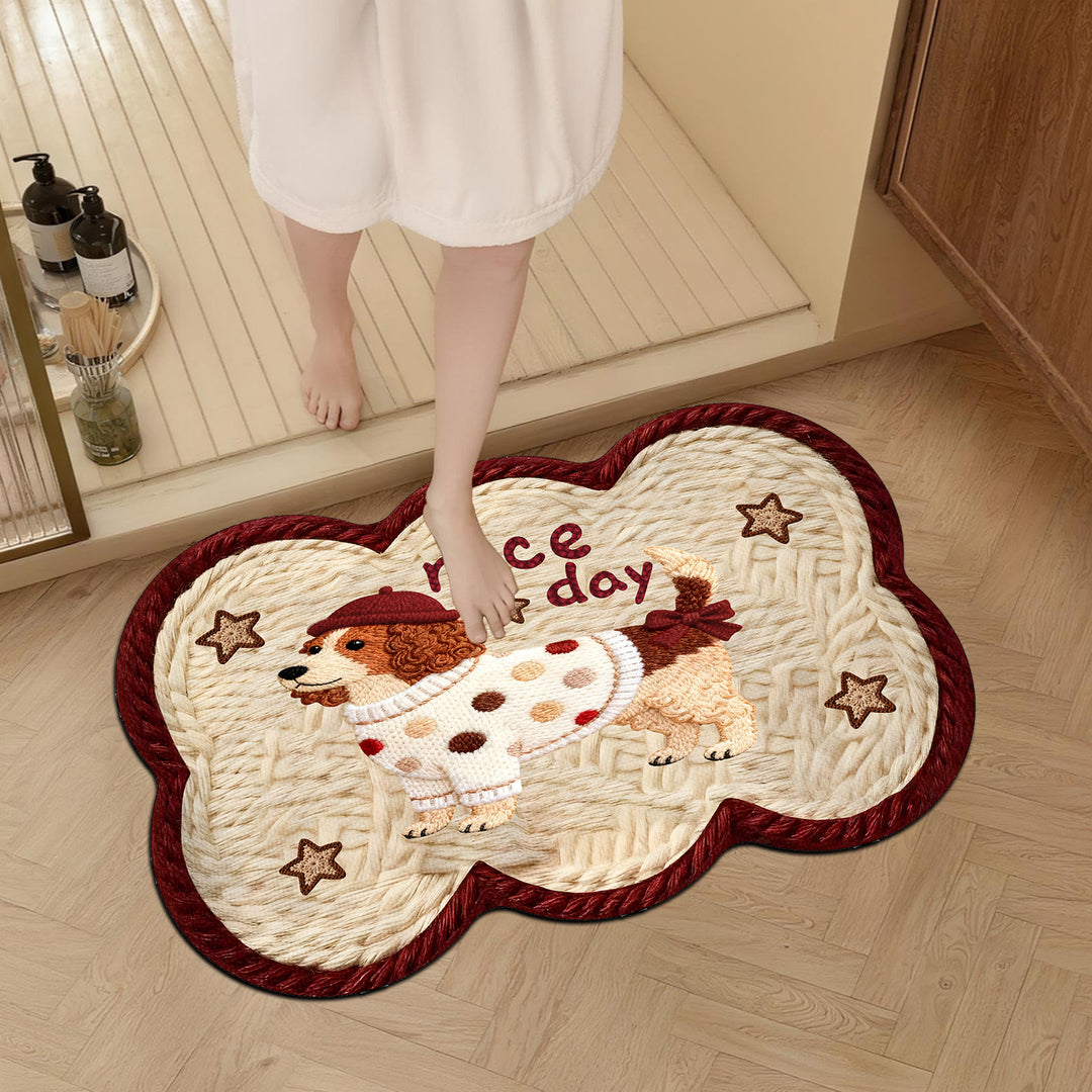 Cute Bear Shaped Welcome Mat