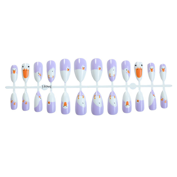 Artificial fingernails with animal design Bowlift