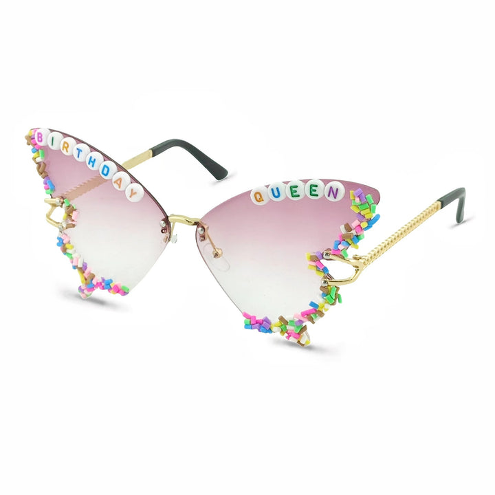 Women's Exclusive Party Sunglasses with Individual Inscription Bowlift