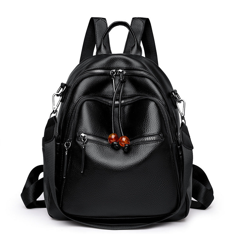 Premium Leather Travel Backpack Bowlift