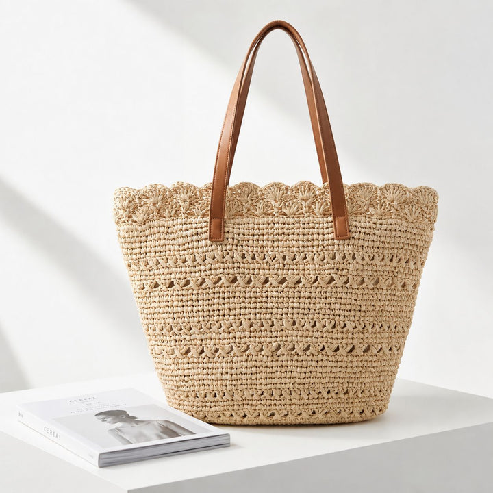 Handcrafted shoulder bag with unique mesh structure Bowlift