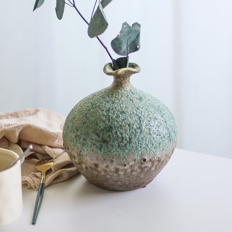 Handcrafted Textured Ceramic Vase