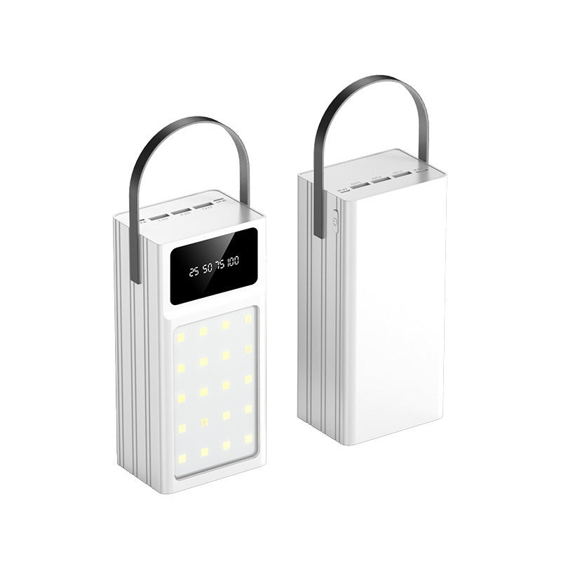 Portable multifunction power bank with LED light and digital display Bowlift