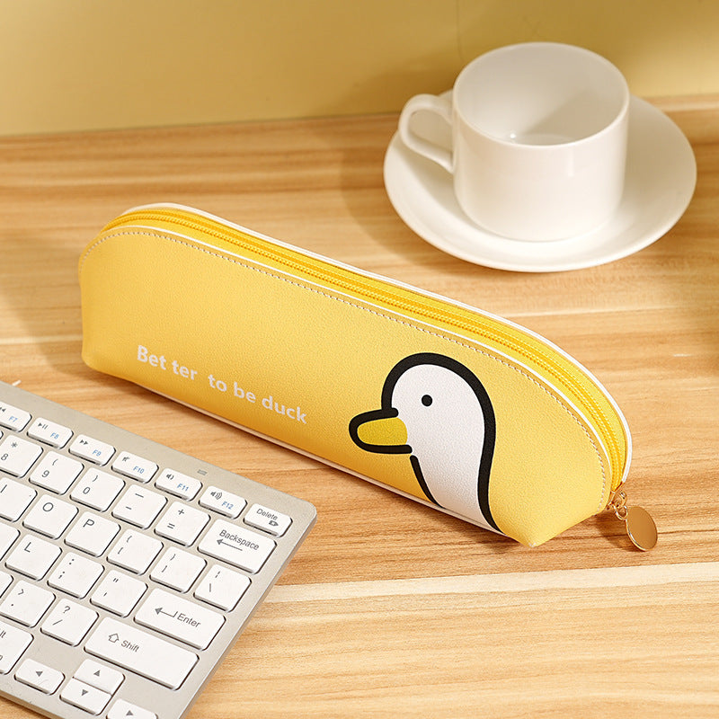 Quirky Cartoon Duck Pencil Case Bowlift