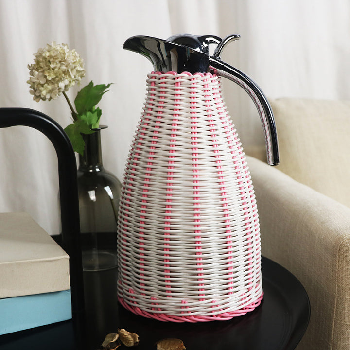 Decorative Woven Pitcher Bowlift