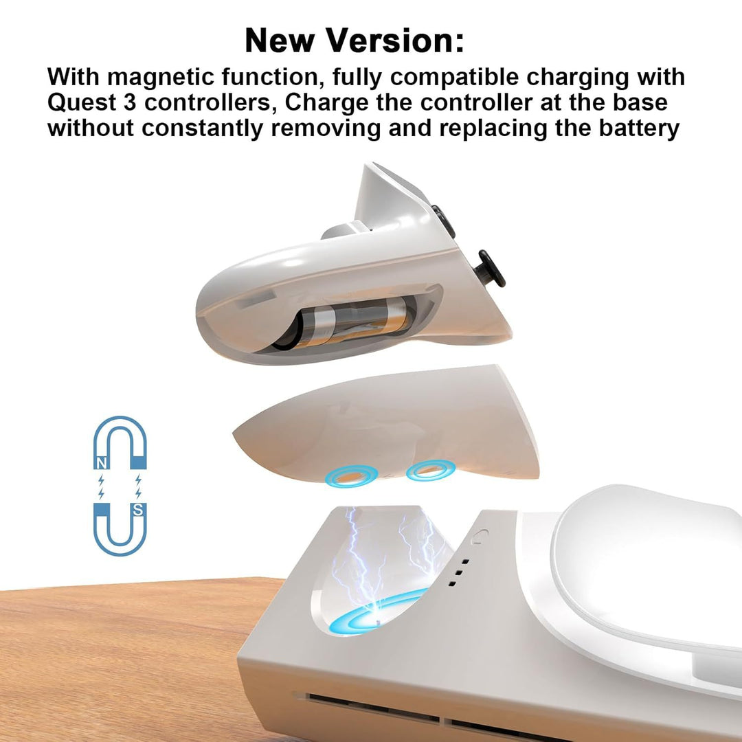 VR-Headset-Charging Station with Rgb Lighting Bowlift