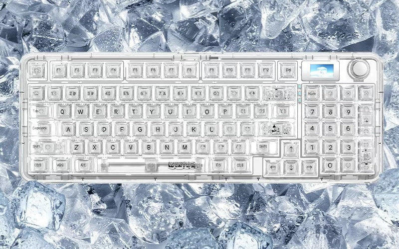 Transparent Mechanical Keyboard Bowlift