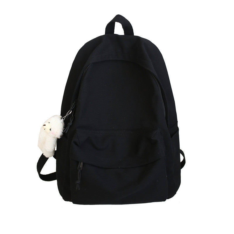 Casual Plush-Toy Accessory Backpack Bowlift