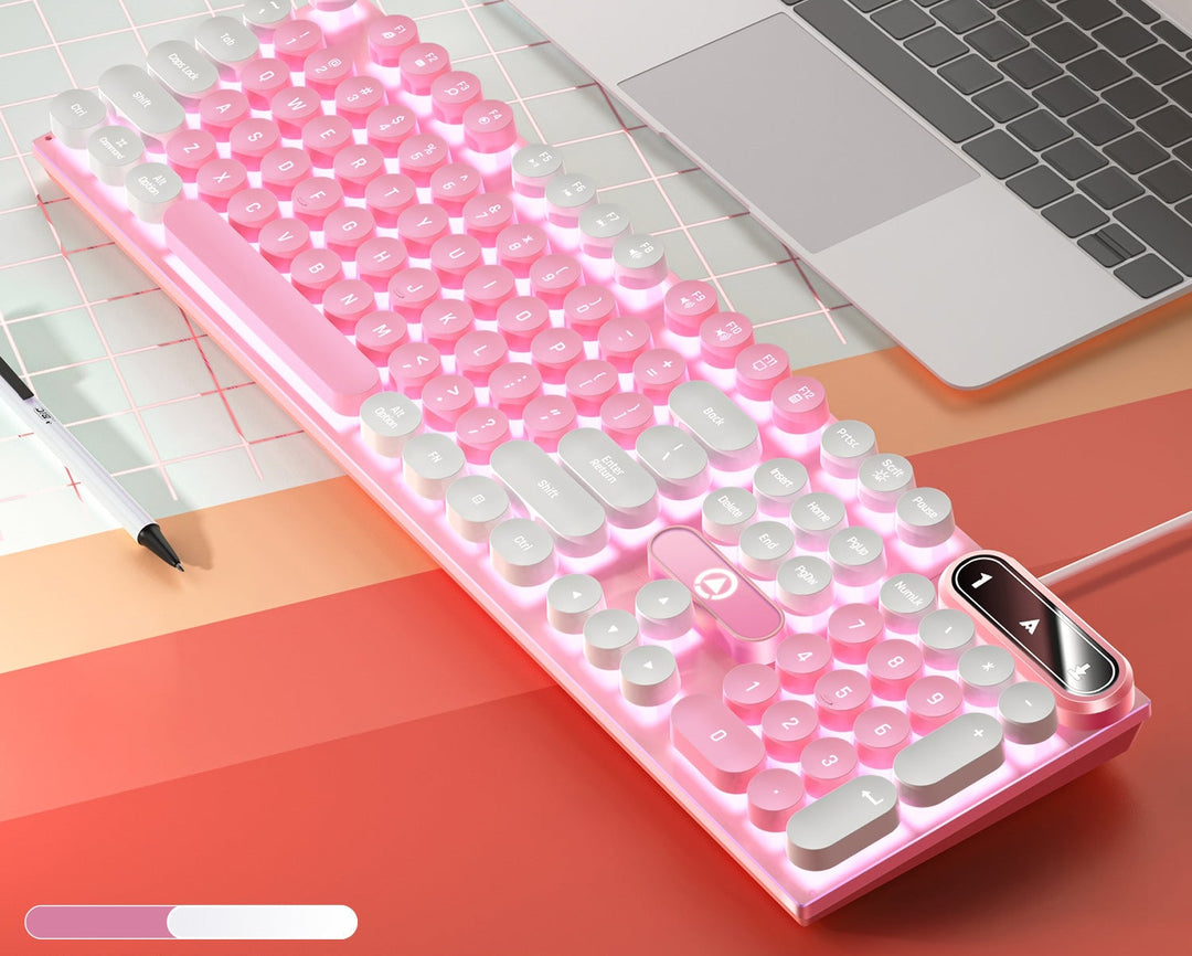 Retro Mechanical Keyboard Bowlift
