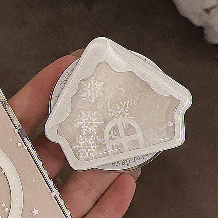 Fragrant candle in Winter House design Bowlift
