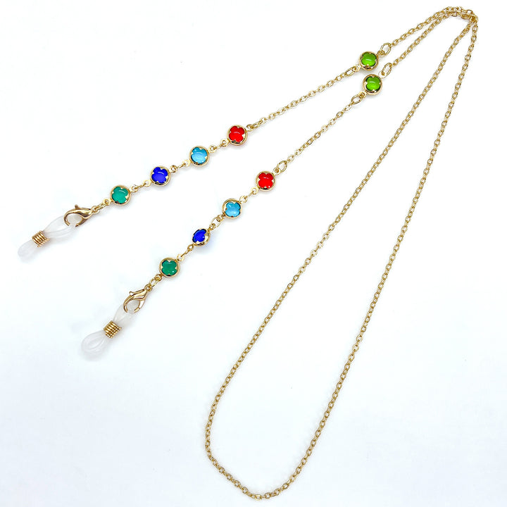 Star-Embellished Eyewear Retainer Chain Bowlift