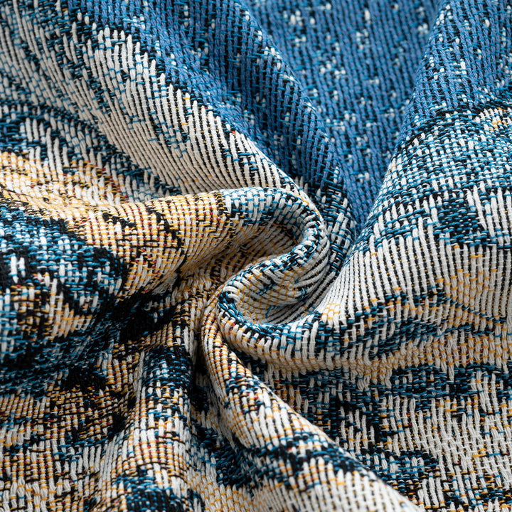 Artistic Space-Themed Throw Blanket