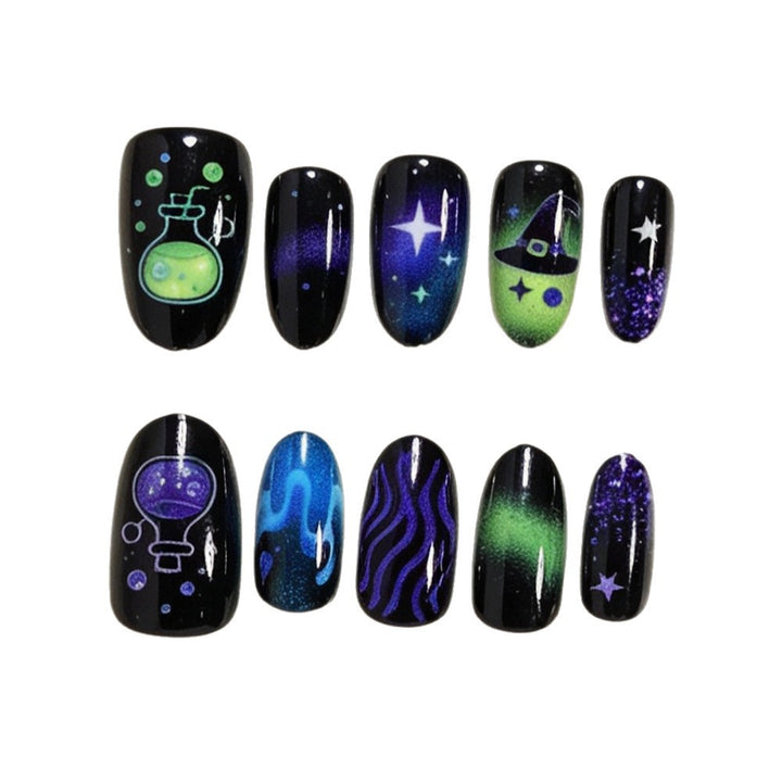 Creative Halloween Nail Art Set Bowlift