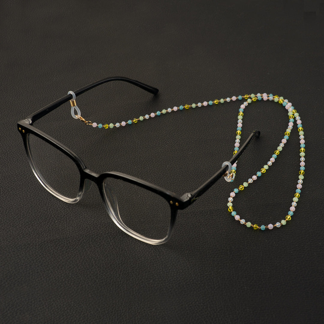 Colorful Beaded Eyewear Retainer Chain Bowlift
