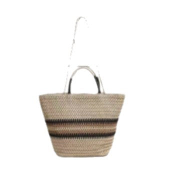Handmade basket bag with modern patterns Bowlift