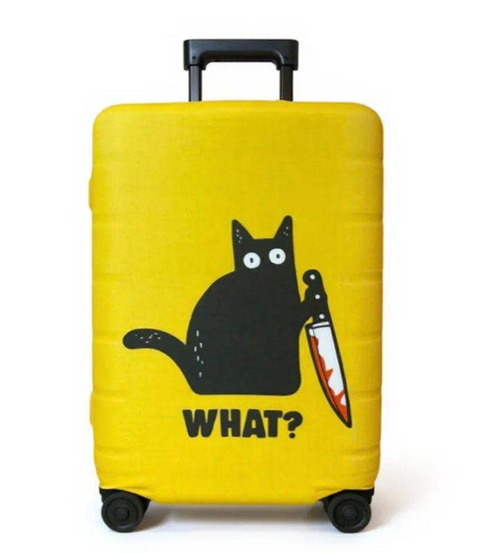 Unisex nan elastic suitcase cover with artistic marble print, shockproof fit and tear-resistant stretch material Bowlift