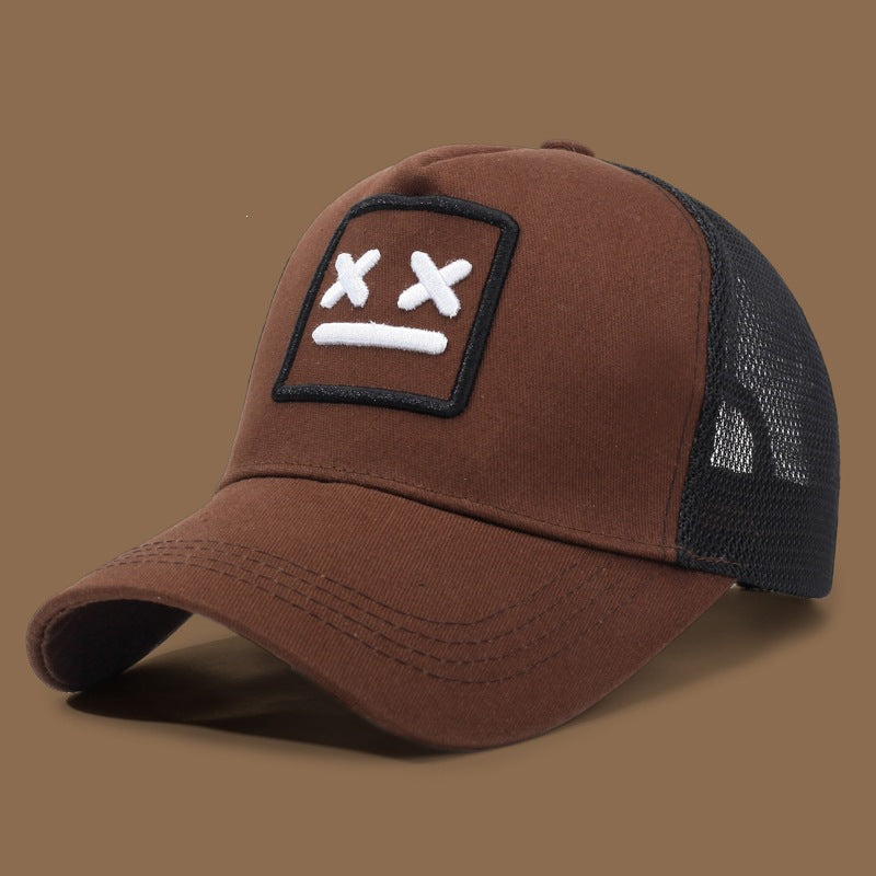 Women's Sporty Baseball Cap with Mesh Sides Bowlift