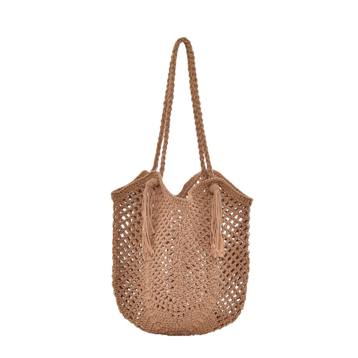 Handmade Macrame Beach Bag Bowlift