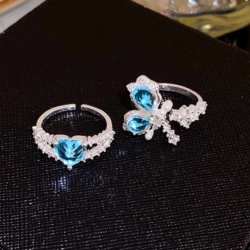 Heart-Shaped Gemstone Ring Bowlift