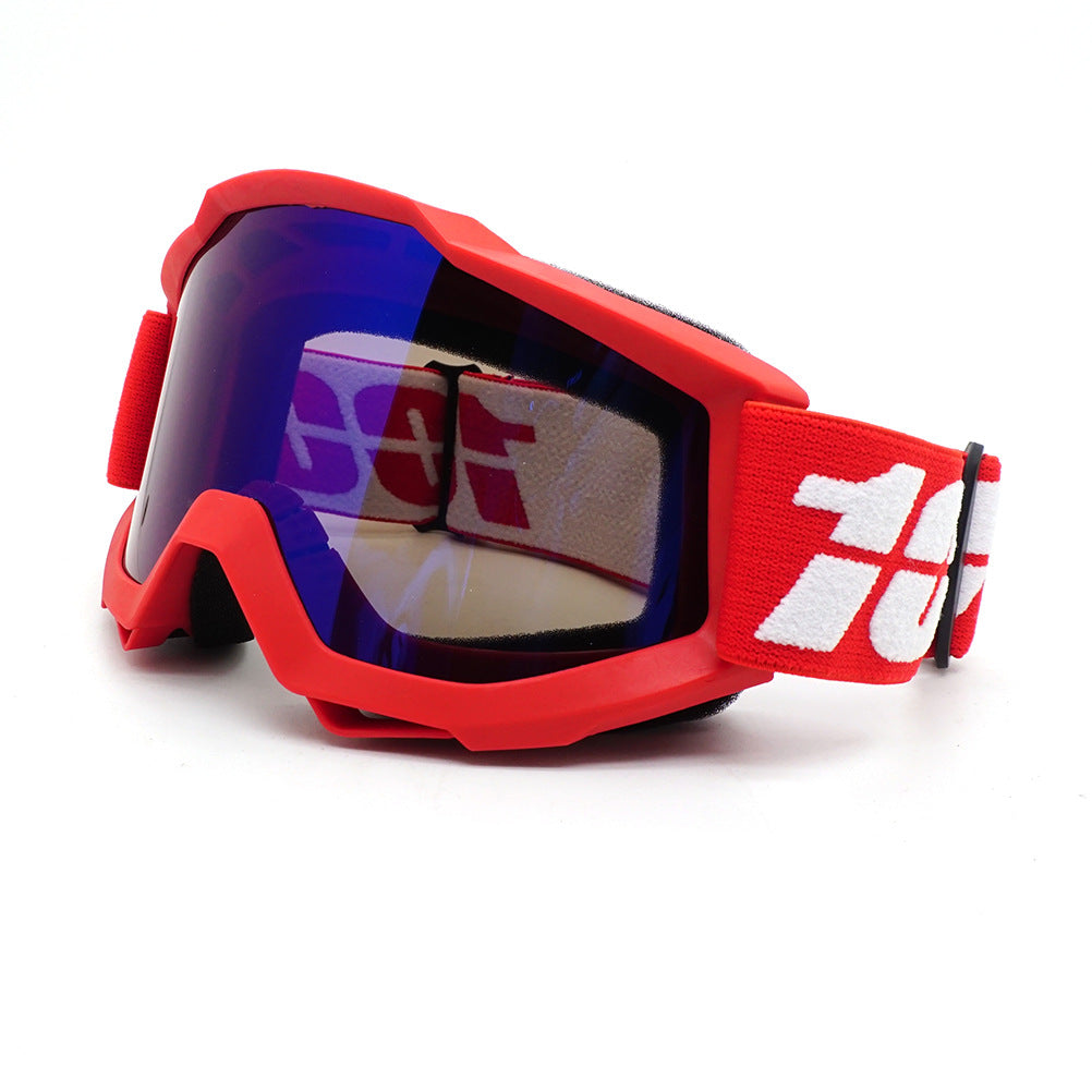 Impact resistant anti fog motocross goggles with OTG fit Bowlift