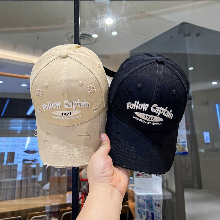 Men's Casual Distressed Baseball Cap Bowlift