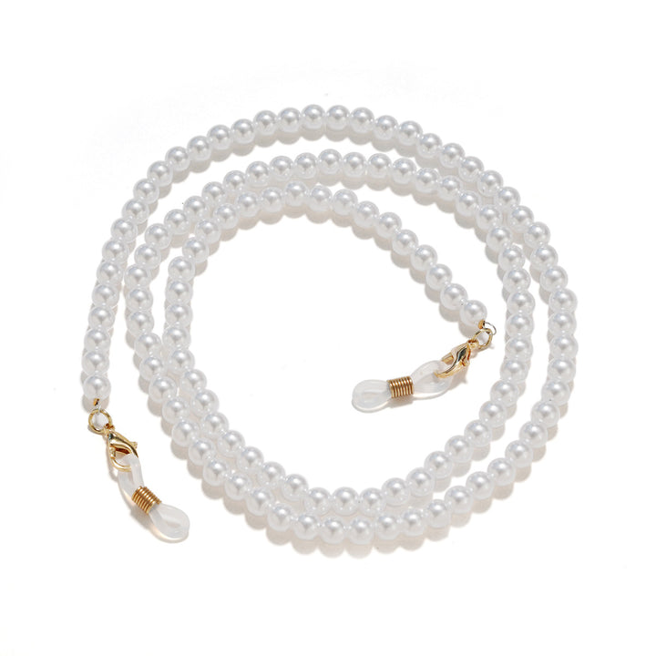 Pearl necklace with practical chain holder Bowlift