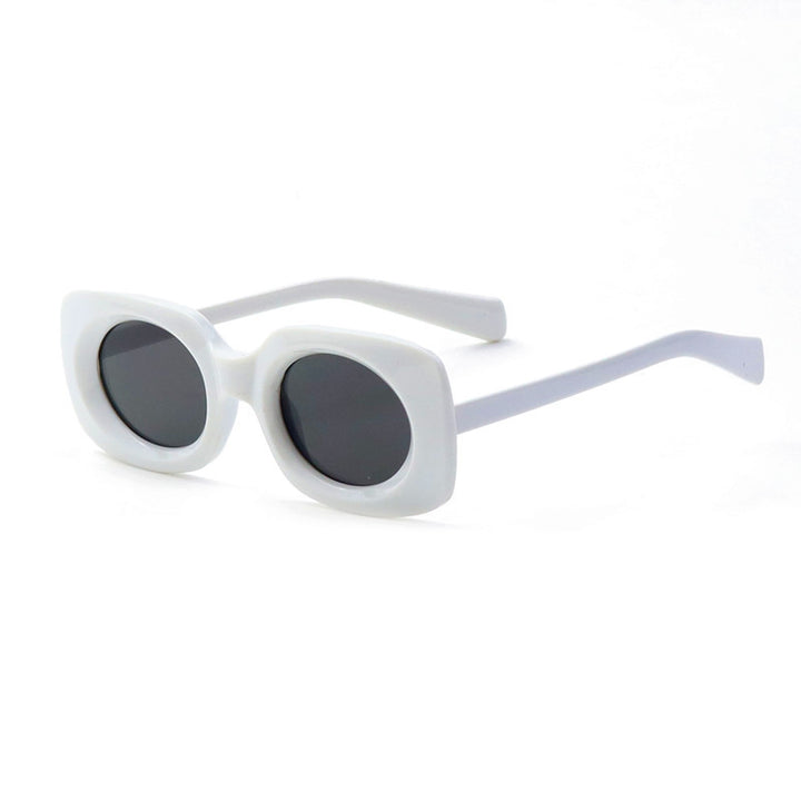 Contemporary Matte Square Sunglasses Bowlift