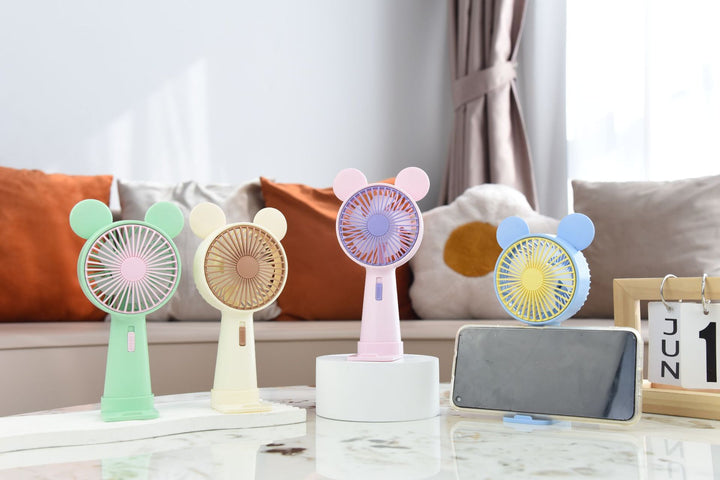 Portable Handheld Cooling Fan with Unique Antler Design Bowlift