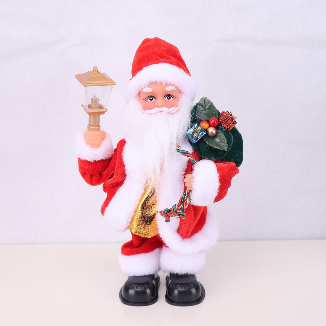 Decorative Santa Claus figure with candy