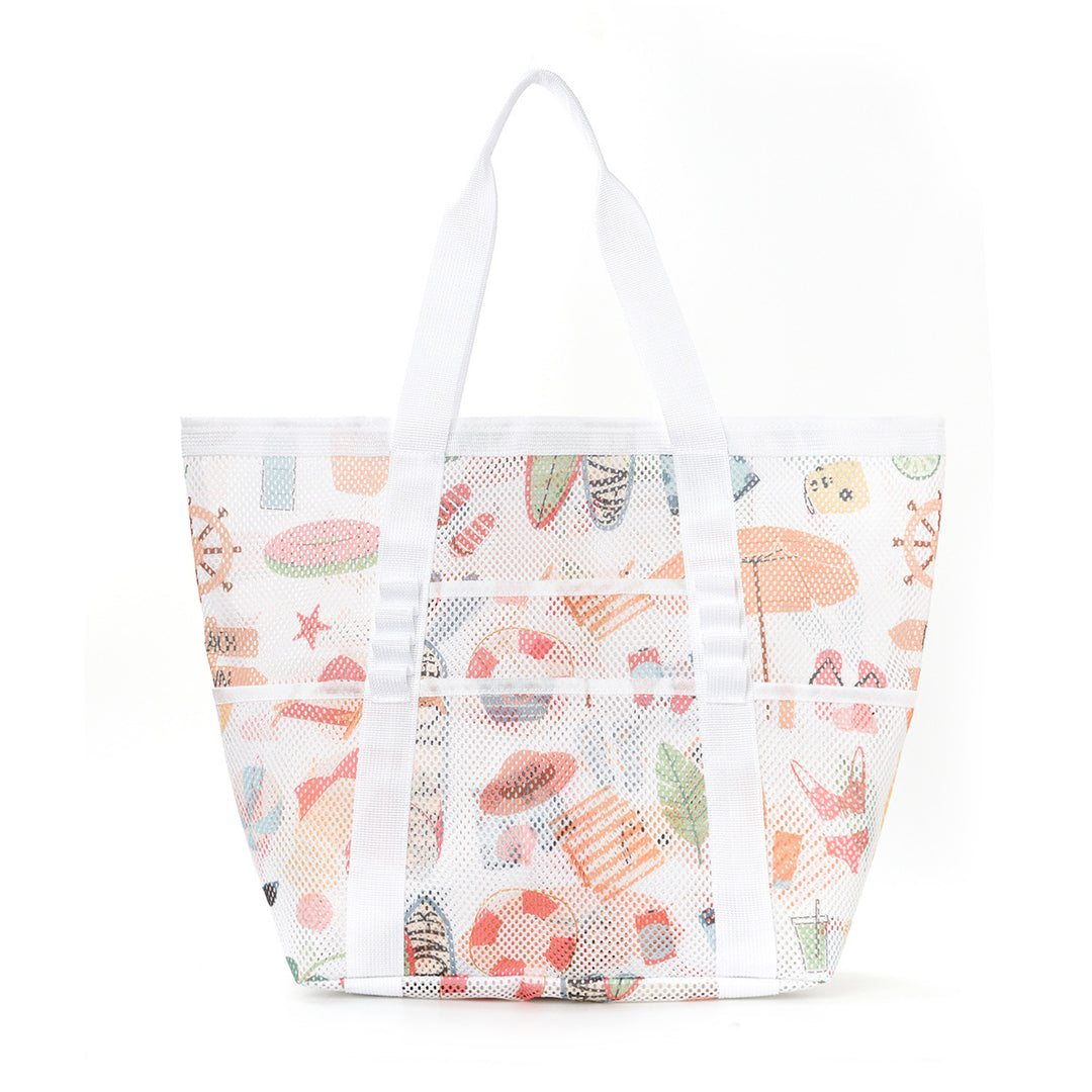Large Beach Bag Made of Breathable Mesh Material Bowlift