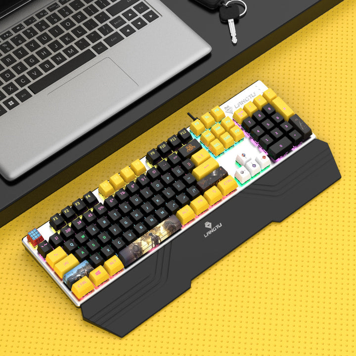 Ergonomic RGB Mechanical Gaming Keyboard Bowlift