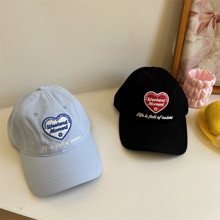 Women's Casual Embroidered Relaxed Baseball Cap Bowlift