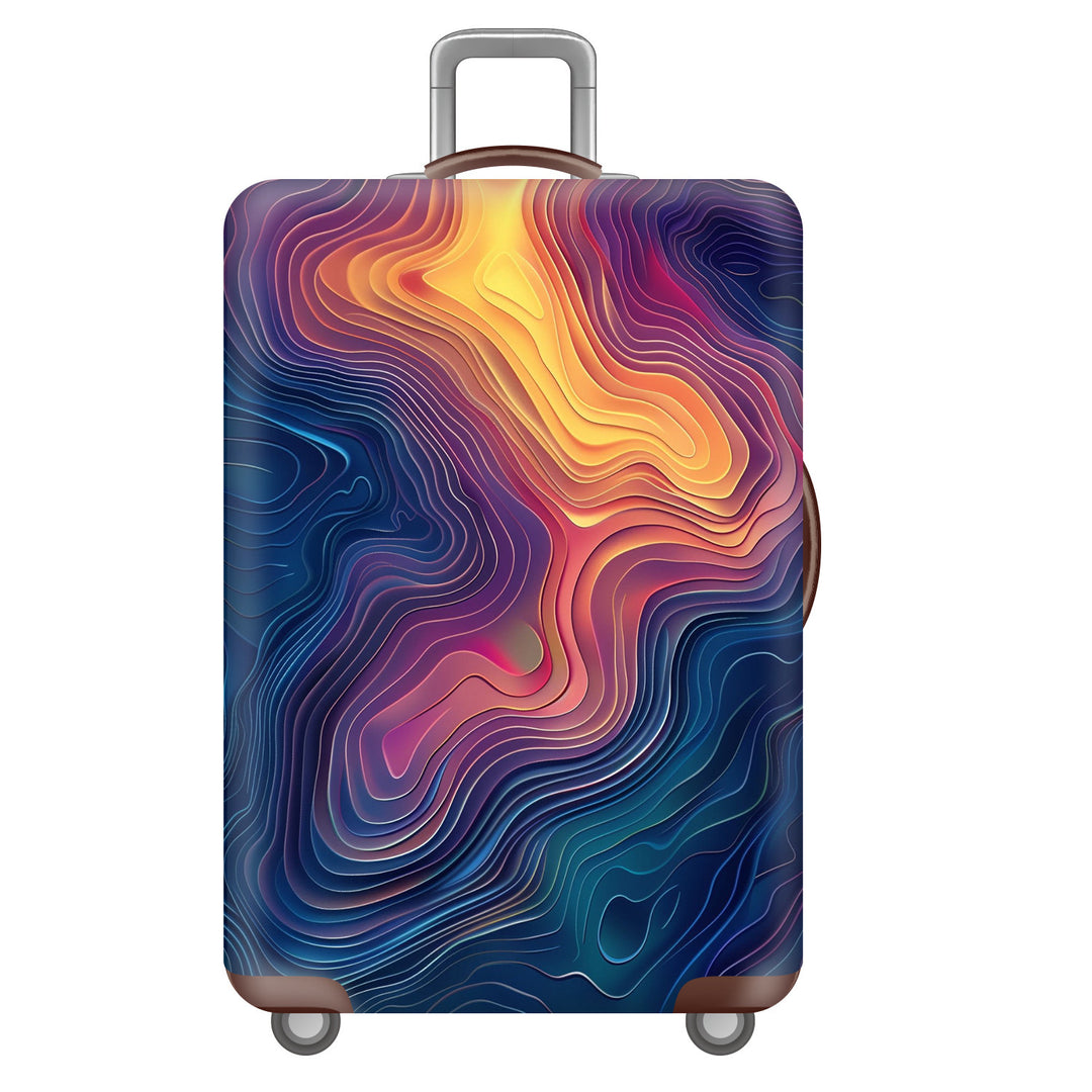 Unisex nan robust hard-shell suitcase with artistic face portrait print and 360° wheels Bowlift