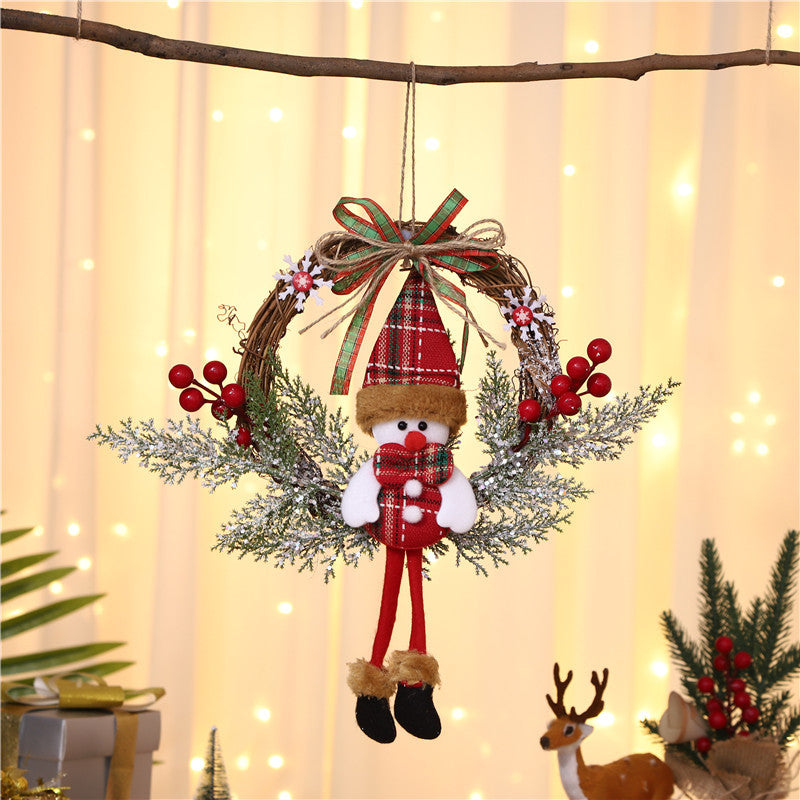 Christmas-themed Hanging Wreath Bowlift