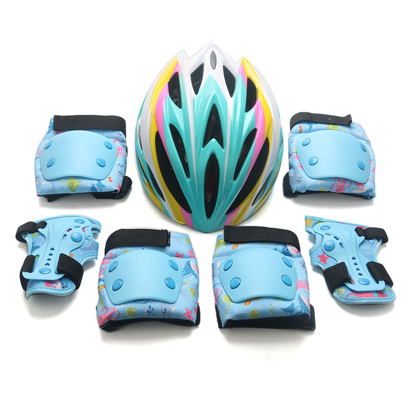 Children's Protective Helmet and Gear Set Bowlift