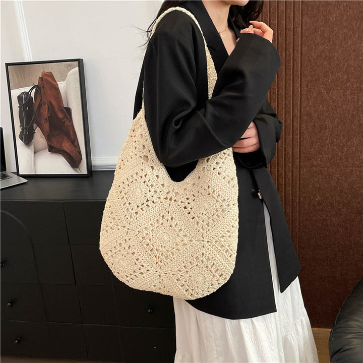 Fashionable Macrame Crossbody Bag Bowlift