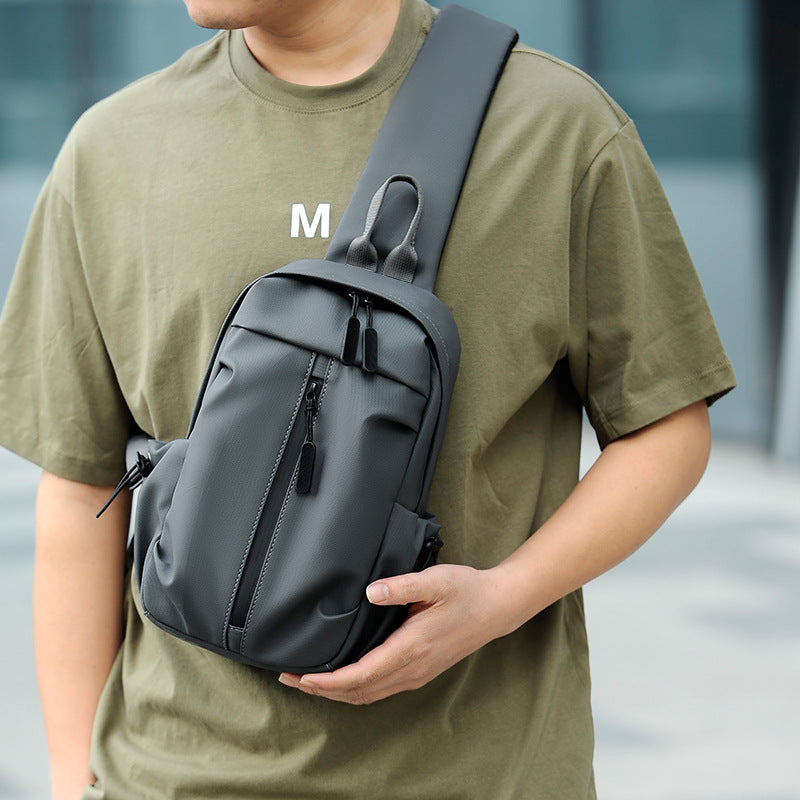 Sling backpack with innovative interior compartment system Bowlift