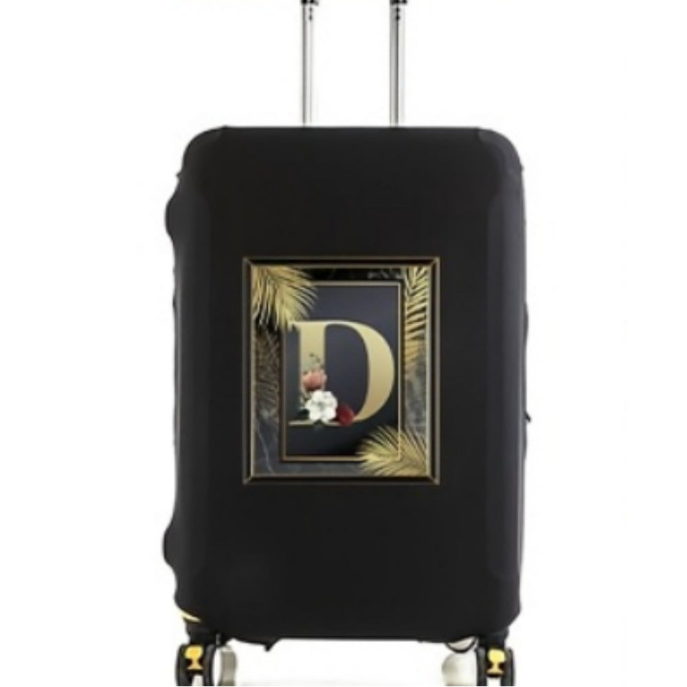 Women's Hard Shell Suitcase with Luxurious Flower Design Bowlift
