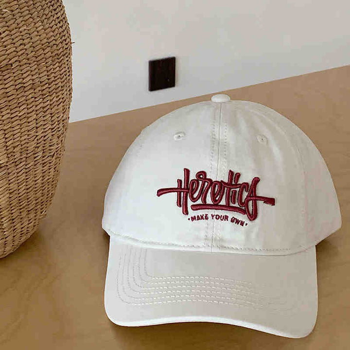 Unisex Embroidered Adjustable Cap Bowlift