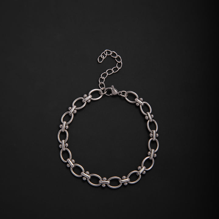 Elegant Geometric Link Bracelet Bowlift