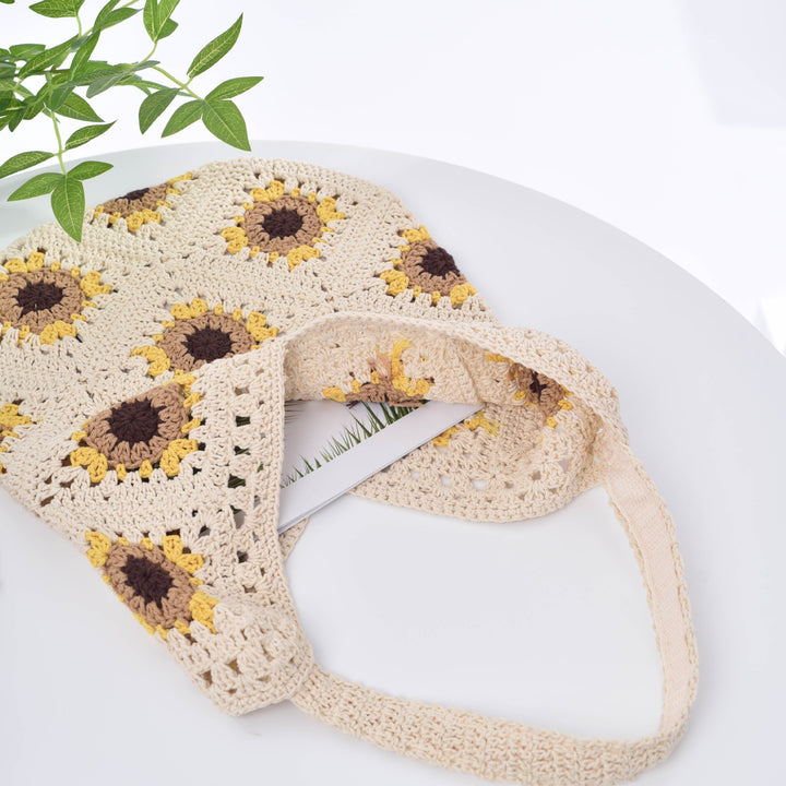 Handmade Crossbody Bag in Floral Design Bowlift