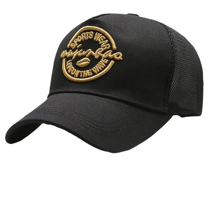 Men's Embroidered Mesh Back Baseball Cap Bowlift